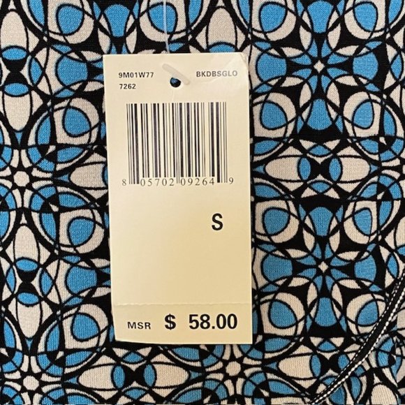 Max Studio Women's MOD Geometric Top - Small, NWT - Picture 11 of 14